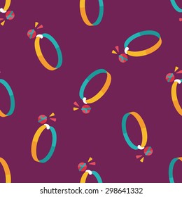 Pet dog chains flat icon,eps10 seamless pattern background