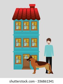 pet dog design, vector illustration eps10 graphic 