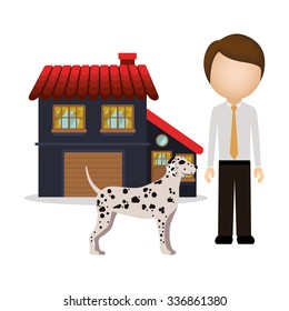 pet dog design, vector illustration eps10 graphic 