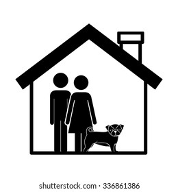 pet dog design, vector illustration eps10 graphic 