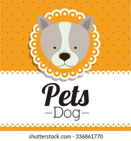 pet dog design, vector illustration eps10 graphic 