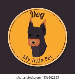 pet dog design, vector illustration eps10 graphic 