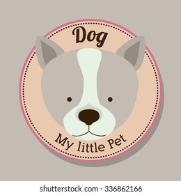 pet dog design, vector illustration eps10 graphic 