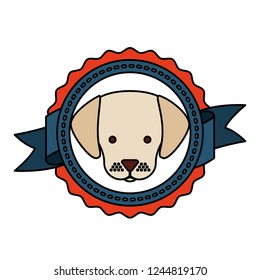 pet dog emblem ribbon