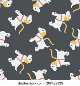 Pet dog flat icon,eps10 seamless pattern background