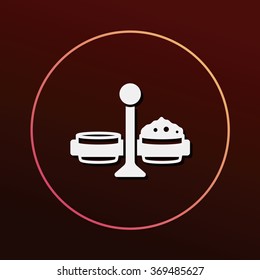 pet dog food icon