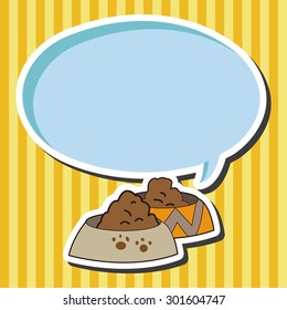Pet dog food theme element vector,eps10