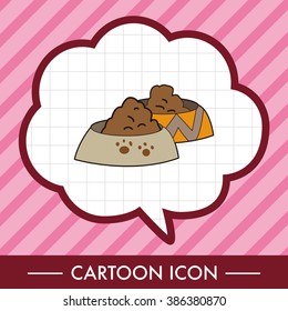Pet dog food theme element vector,eps10