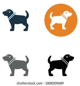 Pet dog icon. Editable Animal vector icon design isolated on a white background 