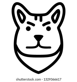 Pet dog icon, illustration icon dog. Symbol, logo illustration - Vector