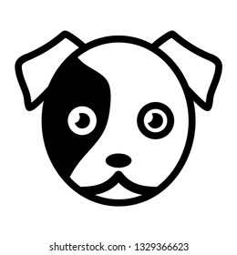 Pet dog icon, illustration icon dog. Symbol, logo illustration - Vector