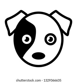 Pet dog icon, illustration icon dog. Symbol, logo illustration - Vector