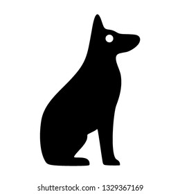 Pet dog icon, illustration icon dog. Symbol, logo illustration - Vector