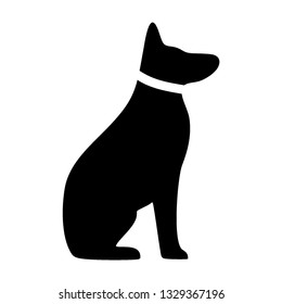 Pet dog icon, illustration icon dog. Symbol, logo illustration - Vector