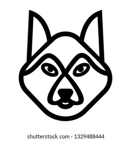 Pet dog icon, illustration icon dog. Symbol, logo illustration - Vector