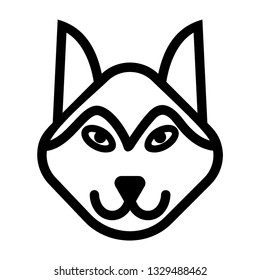 Pet dog icon, illustration icon dog. Symbol, logo illustration - Vector