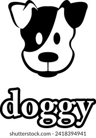 Pet dog icon symbol template for graphic and web design collection logo vector illustration