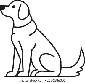 
Pet dog icon symbol template for graphic and web design collection logo vector illustration.
