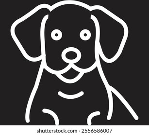 
Pet dog icon symbol template for graphic and web design collection logo vector illustration.
