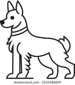 
Pet dog icon symbol template for graphic and web design collection logo vector illustration.
