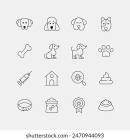 PET DOG ICONS EPS-DATEI, KOSTENLOS ZU VERWENDEN