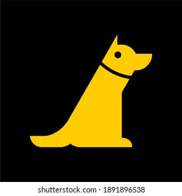 Pet dog line icon, outline vector sign, linear pictogram isolated on white. Symbol, logo illustration