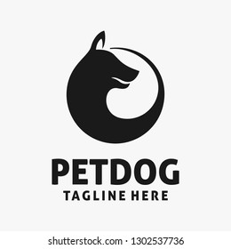 Pet dog logo design