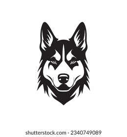 Plantilla de diseño de logotipo de perro mascota