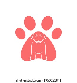 Pet dog logo design vector illustration, Creative Dog logo design concept template, symbols icons