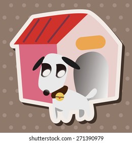 pet dog theme elements