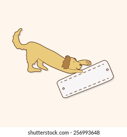 pet dog theme elements vector,eps