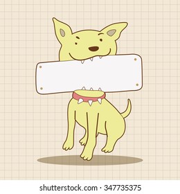 pet dog theme elements vector,eps