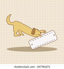 pet dog theme elements vector,eps