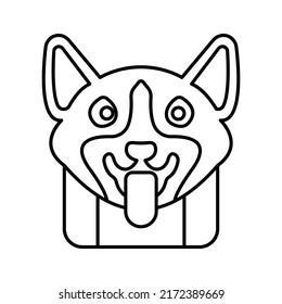 Pet dog Vector icon which is suitable for commercial work and easily modify or edit it


