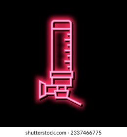 pet drinker tool neon light sign vector. pet drinker tool illustration