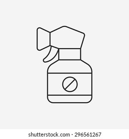 pet drug line icon