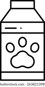 Pet Food animal vector, line icon, design