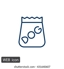 Pet food icon