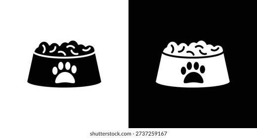 Pet food icon Concept. vector design and illustration.