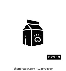Pet Food Icon. Pet Shop Icon or Logo sign Vector illustration