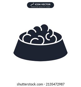 pet food icon symbol template for graphic and web design collection logo vector illustration
