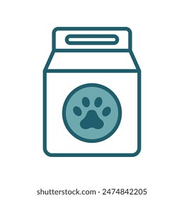 pet food icon vector design template simple and clean