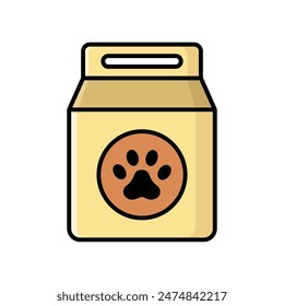 pet food icon vector design template simple and clean