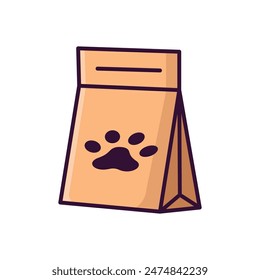 pet food icon vector design template simple and clean