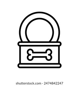 pet food icon vector design template simple and clean