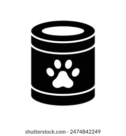 pet food icon vector design template simple and clean