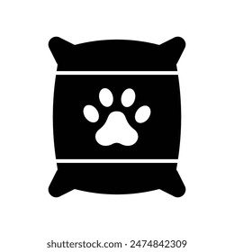 Plantilla de diseño de Vector de alimentos para mascotas simple y limpia
