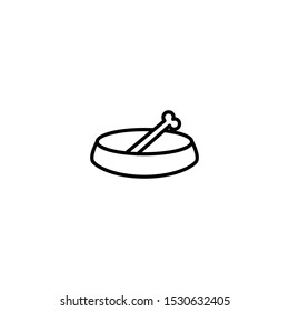 pet food icon vector illustration