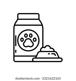 Pet Food icon in vector. Illustration