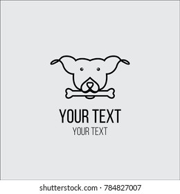 Pet food logo concept
